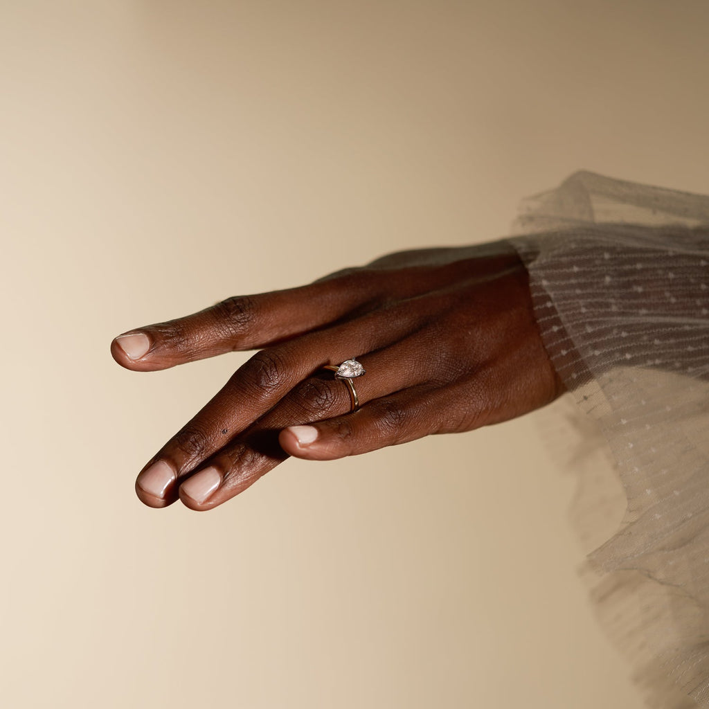 Unlocking Elegance: Pear-Cut Diamond Engagement Rings