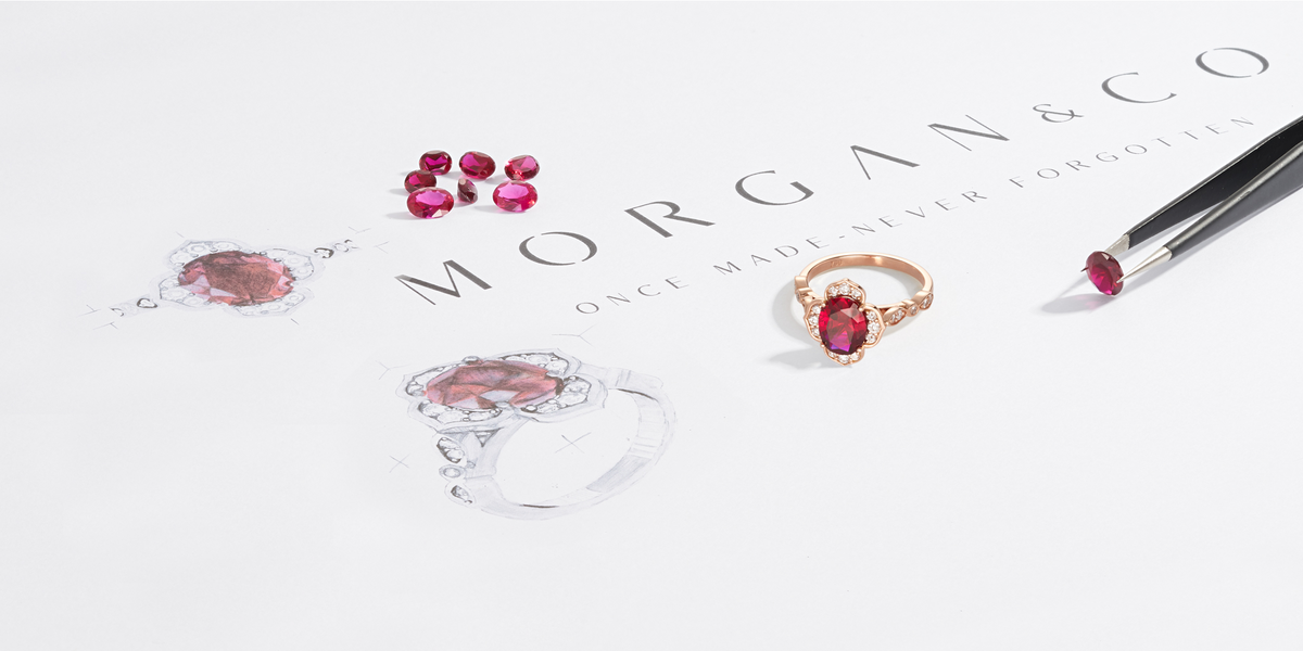 Engagement Rings Featuring July's birthstone: The Stunning Ruby ...