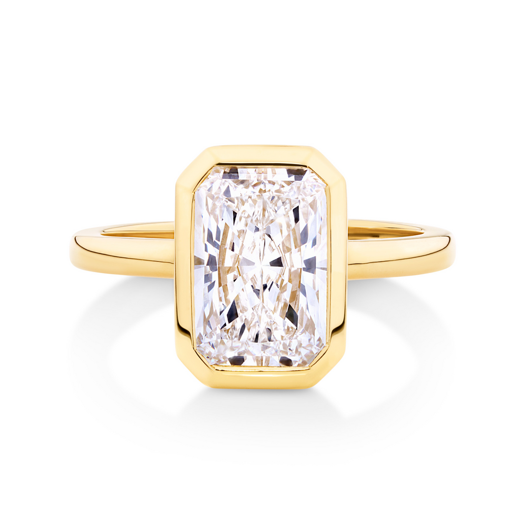 Isla Morgan Isla-bezel-set-radiant-engagament-ring-sunshine-coast – Morgan & Co Store